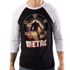 BATMAN DARK NIGHTS METAL TOUR 2017 graphic‎ shirt size L NWOT